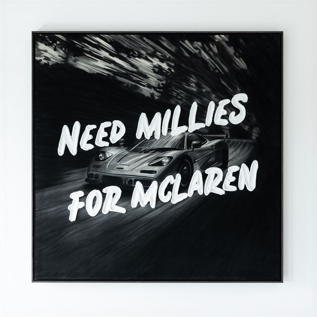 NEED MILLIES FOR MCLAREN