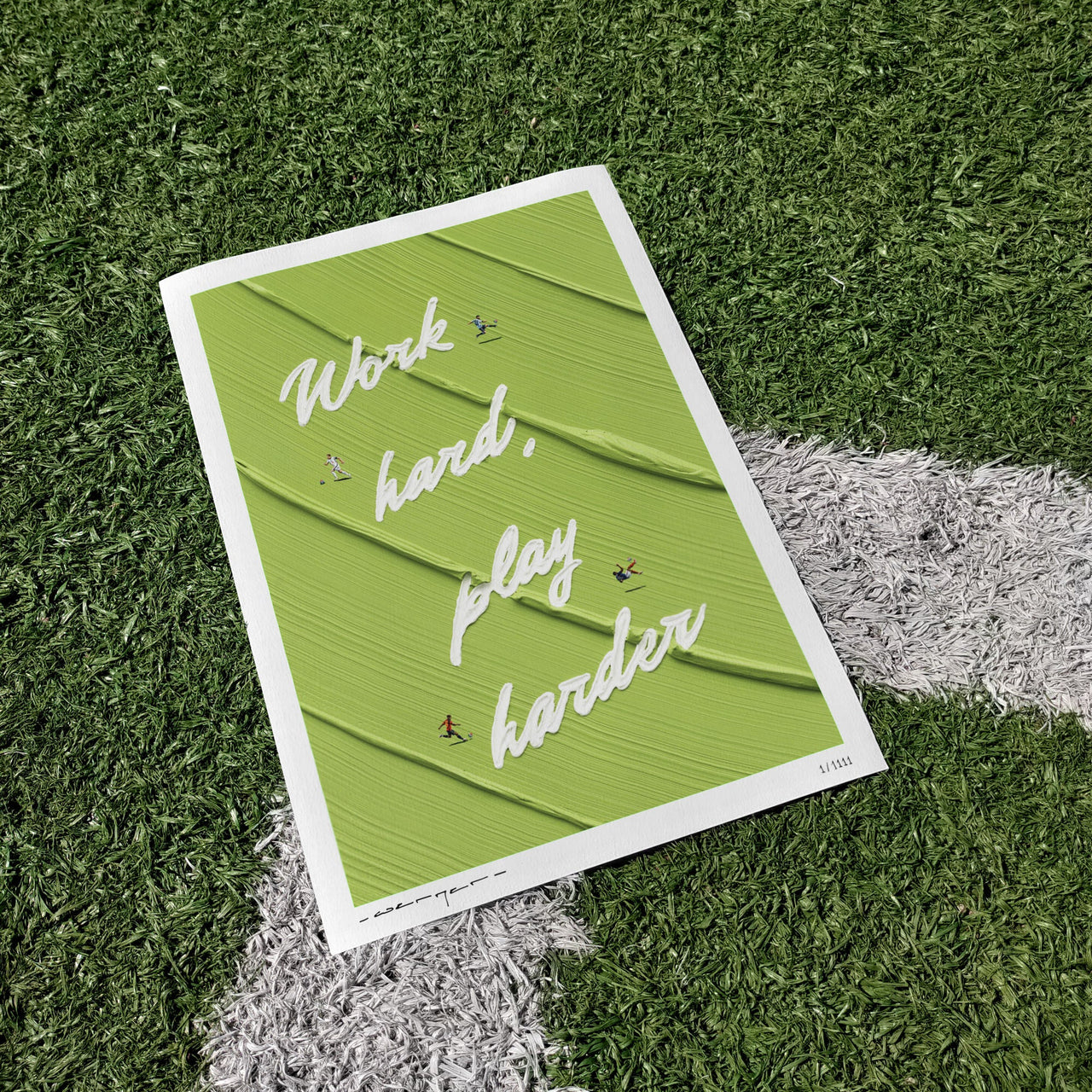 Work Hard, Play Harder | Limited Edition Fine Art Poster Print